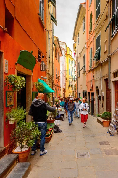 Porto Venere Itália Maio 2016 Rua Principal Porto Venere Itália — Fotografia de Stock