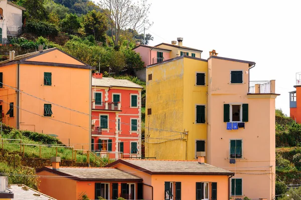 Riomaggiore Italia Mayo 2016 Riomaggiore Pueblo Provincia Spezia Liguria Italia — Foto de Stock