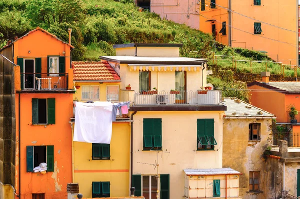 意大利里奥马焦雷 2016年5月5日 意大利利古里亚拉斯佩齐亚省的一个村庄 它是联合国教科文组织世界遗产Cinque Terre的土地之一 — 图库照片