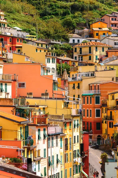 意大利里奥马焦雷 2016年5月5日 意大利利古里亚拉斯佩齐亚省一个村庄里里奥马焦雷之家 它是联合国教科文组织世界遗产Cinque Terre的土地之一 — 图库照片