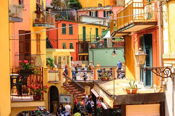 意大利马纳罗拉 2016年5月5日 马纳罗拉 马纳亚 拉斯佩齐亚 利古里亚 意大利 它是联合国教科文组织世界遗产Cinque Terre的土地之一 — 图库照片