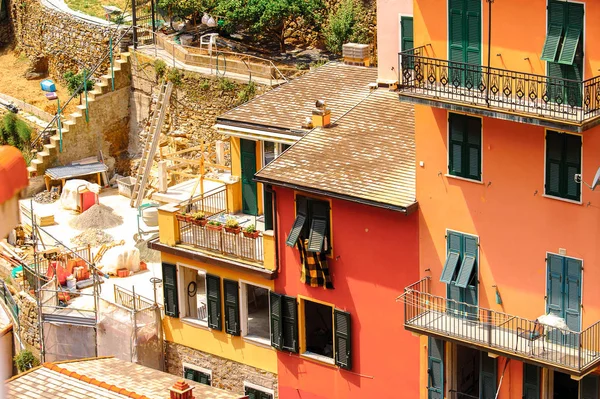 Manarola Italië Mei 2016 Architectuur Van Manarola Manaea Spezia Ligurië — Stockfoto