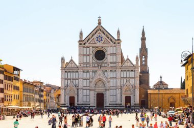 Floransa, İtalya - 6 Mayıs 2016: Toskana'nın başkenti Floransa'nın Mimarisi