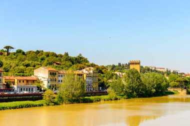 Floransa, İtalya - 6 Mayıs 2016: Toskana'nın başkenti Floransa'nın Mimarisi