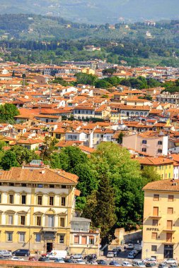 Floransa, İtalya - 6 Mayıs 2016: Tarihi Floransa Merkezi, İtalya. Unesco Dünya Heriage.