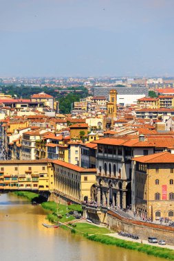Floransa, İtalya - 6 Mayıs 2016: Tarihi Floransa Merkezi, İtalya. Unesco Dünya Heriage.