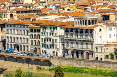 Floransa, İtalya - 6 Mayıs 2016: Tarihi Floransa Merkezi, İtalya. Unesco Dünya Heriage.