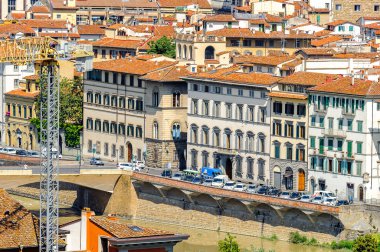 Floransa, İtalya - 6 Mayıs 2016: Tarihi Floransa Merkezi, İtalya. Unesco Dünya Heriage.