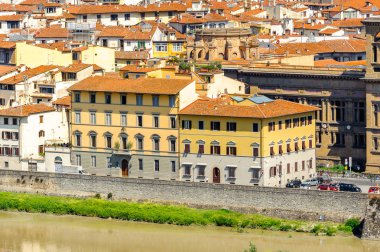 Floransa, İtalya - 6 Mayıs 2016: Tarihi Floransa Merkezi, İtalya. Unesco Dünya Heriage.