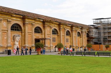 Vatikan, Vatikan - 7 Mayıs 2016: Vatikan Müzesi Duvarları. 1506 yılında kurulmuştur.