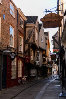 York, İngiltere - 19 Temmuz 2016: York'un Mimarisi, tarihi surlu bir şehir, North Yorkshire, İngiltere.