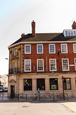 York, İngiltere - 19 Temmuz 2016: York'un Mimarisi, tarihi surlu bir şehir, North Yorkshire, İngiltere.