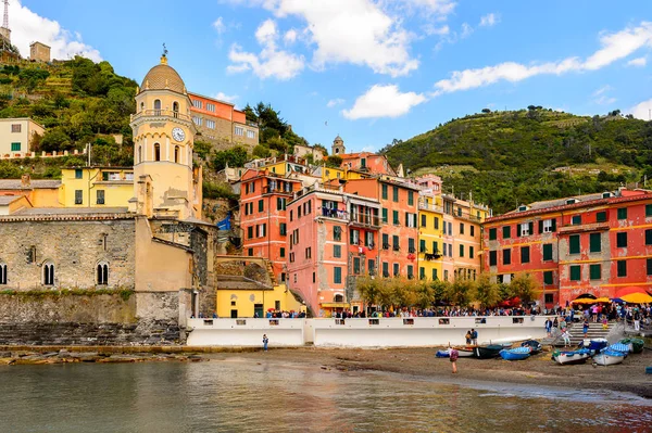 Vernazza Itálie Květen 2016 Kostel Santa Margherity Antiochia Vernazzy Vulnetia — Stock fotografie