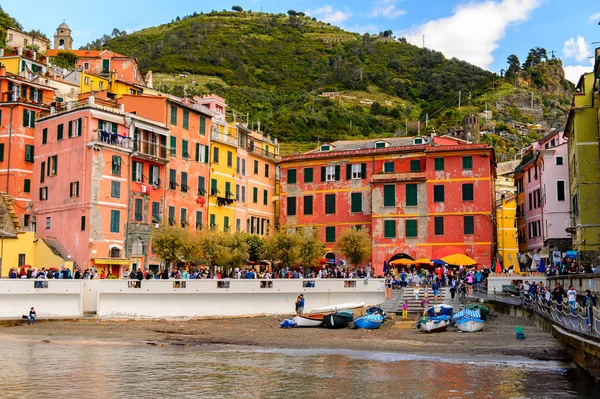 Vernazza Itálie Květen 2016 Vernazza Vulnetia Malé Město Provincii Spezia — Stock fotografie