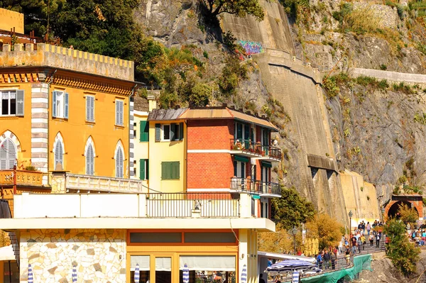 Monterosso Mare Sebuah Kota Kecil Provinsi Spezia Liguria Italia Ini — Stok Foto