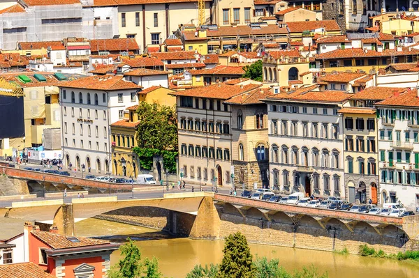 Floransa, İtalya - 6 Mayıs 2016: Tarihi Floransa Merkezi, İtalya. Unesco Dünya Heriage.