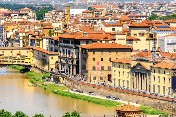 Floransa, İtalya - 6 Mayıs 2016: Tarihi Floransa Merkezi, İtalya. Unesco Dünya Heriage.