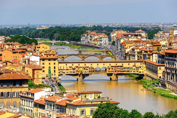 Floransa, İtalya - 6 Mayıs 2016: Tarihi Floransa Merkezi, İtalya. Unesco Dünya Heriage.