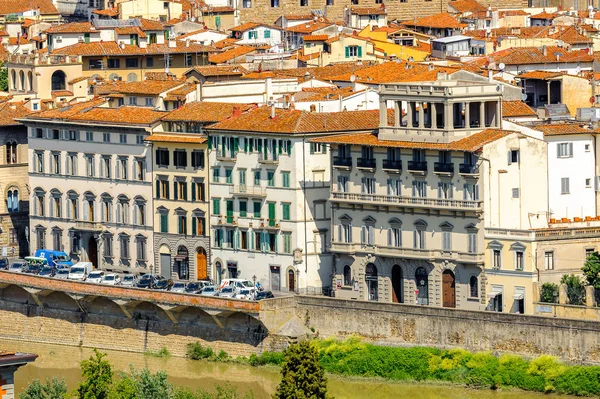 Floransa, İtalya - 6 Mayıs 2016: Tarihi Floransa Merkezi, İtalya. Unesco Dünya Heriage.