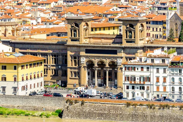 Floransa, İtalya - 6 Mayıs 2016: Floransa Tarihi Merkezi Milli Kütüphanesi, İtalya. Unesco Dünya Heriage.