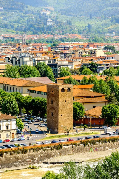 Floransa, İtalya - 6 Mayıs 2016: Tarihi Floransa Merkezi, İtalya. Unesco Dünya Heriage.