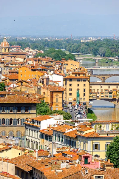 Floransa, İtalya - 6 Mayıs 2016: Tarihi Floransa Merkezi, İtalya. Unesco Dünya Heriage.