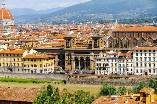 Floransa, İtalya - 6 Mayıs 2016: Tarihi Floransa Merkezi, İtalya. Unesco Dünya Heriage.