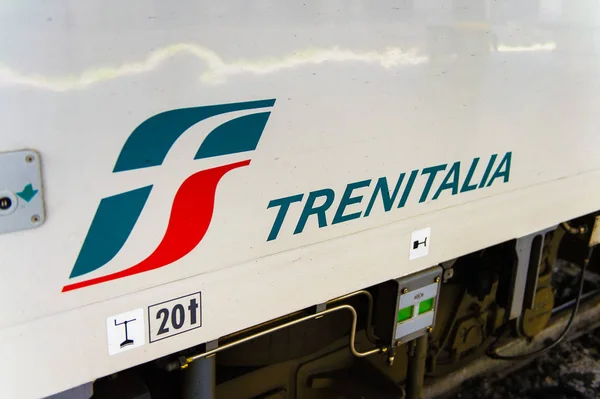 Florence Italy May 2016 Trenitalia Company Train Firenze Santa Maria — стоковое фото