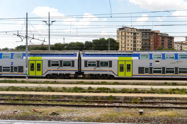 Florence Italy May 2016 Trenitalia Company Train Movement Florence Trenitalia — Stock Photo, Image