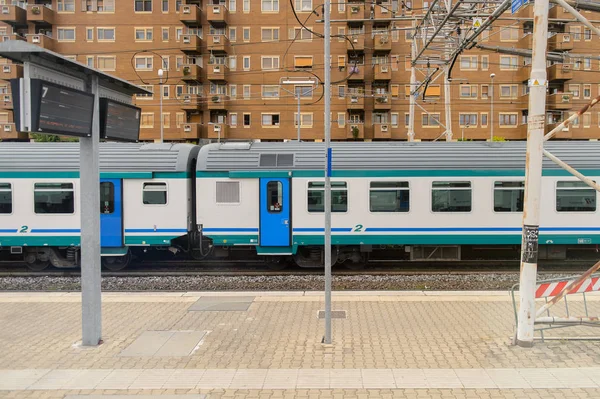 Florence Italie Mai 2016 Train Société Trenitalia Mouvement Près Florence — Photo