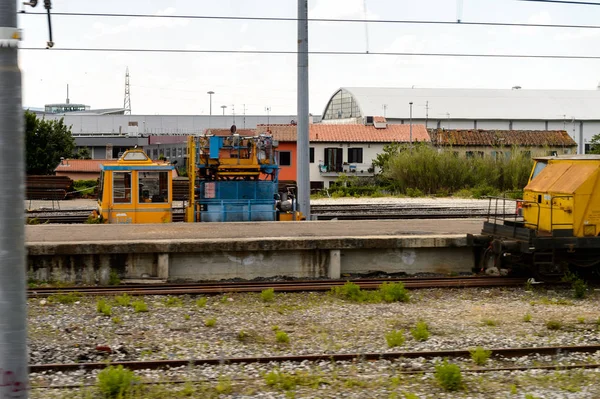 Florence Italie Mai 2016 Train Société Trenitalia Mouvement Près Florence — Photo