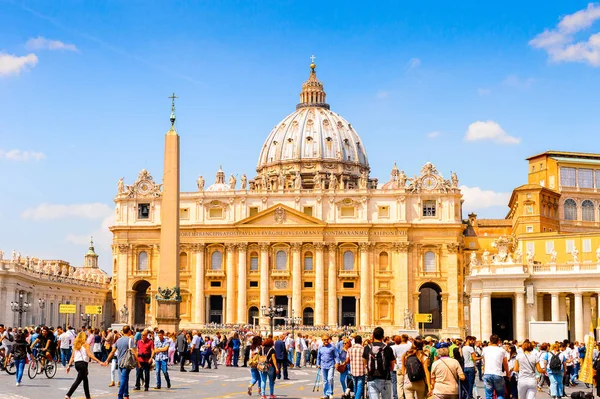 Рим Италия Мая 2016 Года Собор Святого Петра Ватикан Рим — стоковое фото