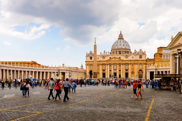 Рим Италия Мая 2016 Года Площадь Святого Петра Ватикан Рим — стоковое фото