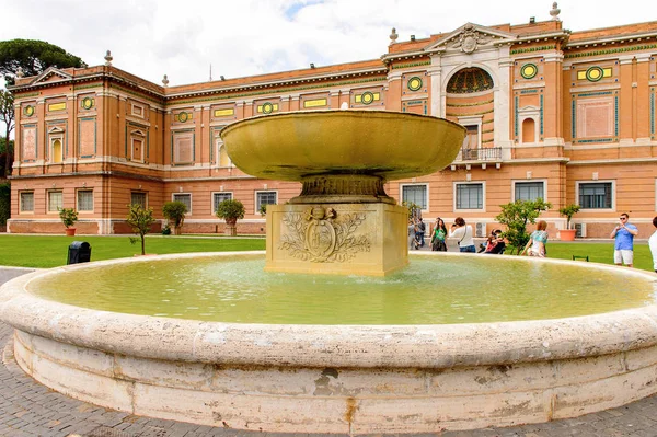 Vaticano Cidade Vaticana Maio 2016 Fonte Museu Vaticano Foi Criada — Fotografia de Stock