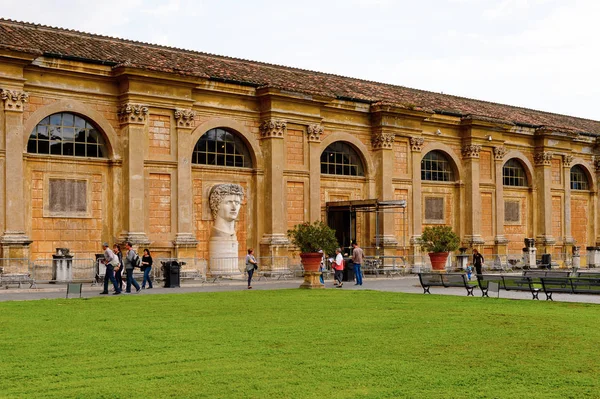 Watykan Watykan Maja 2016 Mury Muzeum Watykańskiego Powstała 1506 — Zdjęcie stockowe