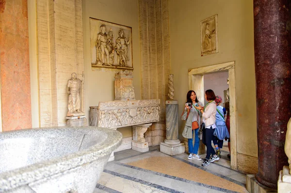 Vaticano Cidade Vaticana Maio 2016 Museu Vaticano Foi Criada 1506 — Fotografia de Stock