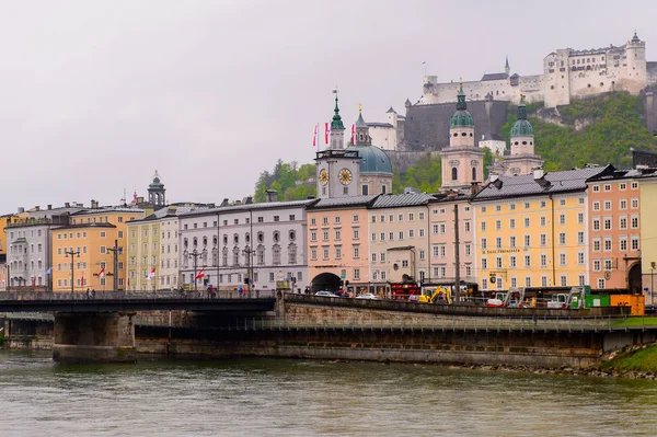 Salzburg Austria Maja 2016 Architektura Salzburga Austria Jest Czwartym Wielkości — Zdjęcie stockowe