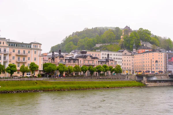 Salzburg Austria Mai 2016 Wunderschöne Architektur Salzburgs Austria Ist Die — Stockfoto