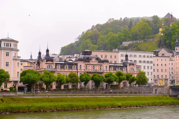 Salzburg Austria Mai 2016 Wunderschöne Architektur Salzburgs Austria Ist Die — Stockfoto