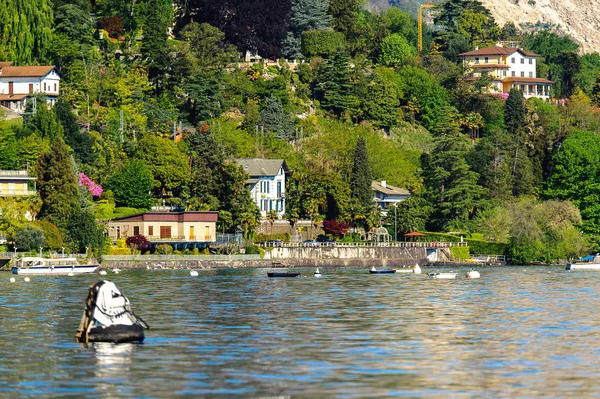 Stresa Talya Mayıs 2016 Lago Maggiore Kıyısı Büyük Göl Piedmont — Stok fotoğraf