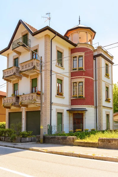 Stresa Italia Mayo 2016 Arquitectura Stresa Una Ciudad Orillas Del — Foto de Stock