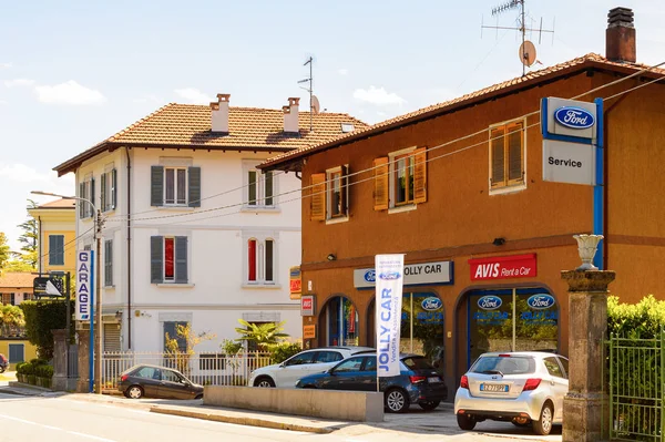 Stresa Talya Mayıs 2016 Maggiore Gölü Kıyısında Bir Kasaba Olan — Stok fotoğraf
