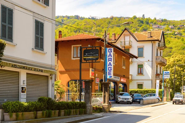 Stresa Talya Mayıs 2016 Stresa Maggiore Gölü Kıyısında Bir Kasaba — Stok fotoğraf