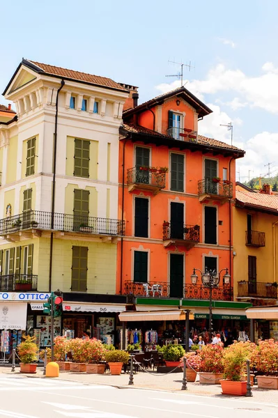 Stresa Italia Mayo 2016 Arquitectura Calle Principal Stresa Una Ciudad — Foto de Stock