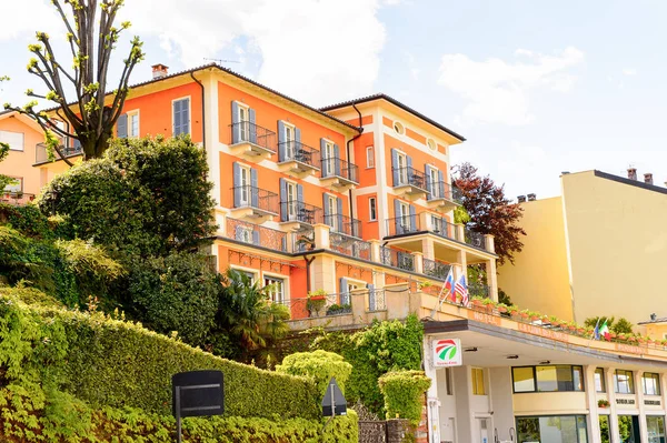 Stresa Italië Mei 2016 Architectuur Van Hoofdstraat Van Stresa Een — Stockfoto