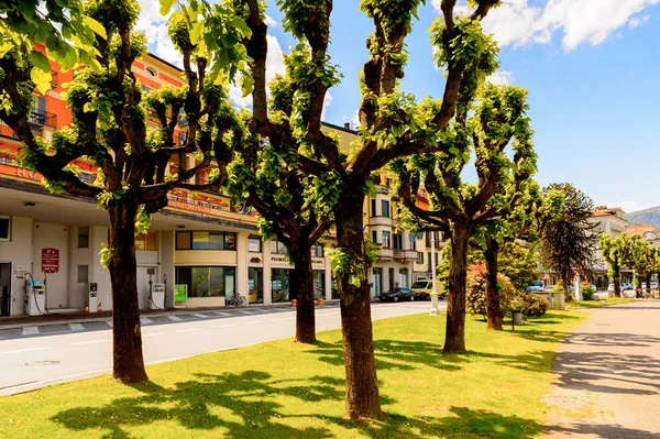 Stresa Italia Mayo 2016 Arquitectura Calle Principal Stresa Una Ciudad — Foto de Stock