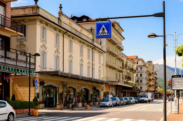 Stresa Italia Mayo 2016 Arquitectura Calle Principal Stresa Una Ciudad — Foto de Stock