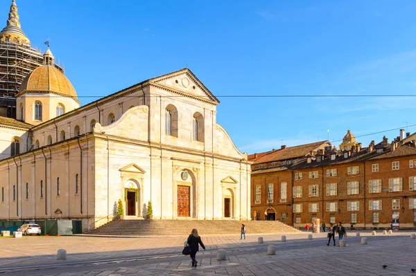 Turín Italia Mayo 2016 Catedral Turín Piamonte Italia Turín Centro — Foto de Stock