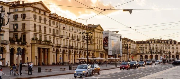 Turín Italia Mayo 2016 Arquitectura Del Centro Turín Piamonte Italia — Foto de Stock