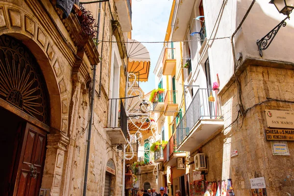 Бари Италия Мая 2016 Года Узкие Улочки Старом Городе Бари — стоковое фото